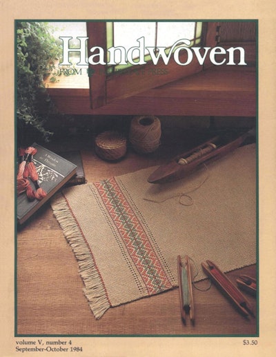 Cover of Handwoven September/October 1984