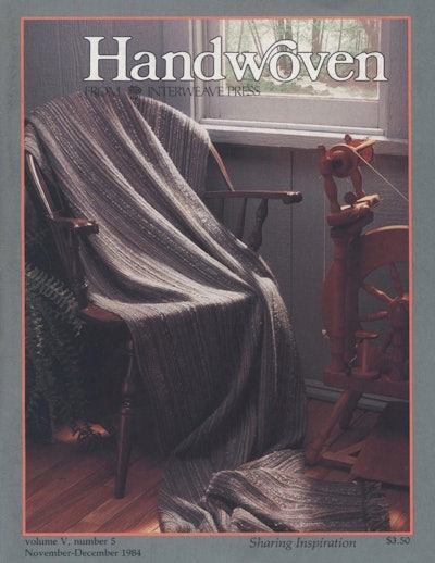 Cover of Handwoven November/December 1984