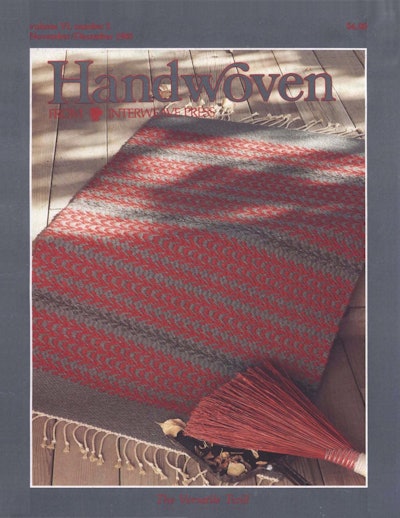 Cover of Handwoven November/December 1985
