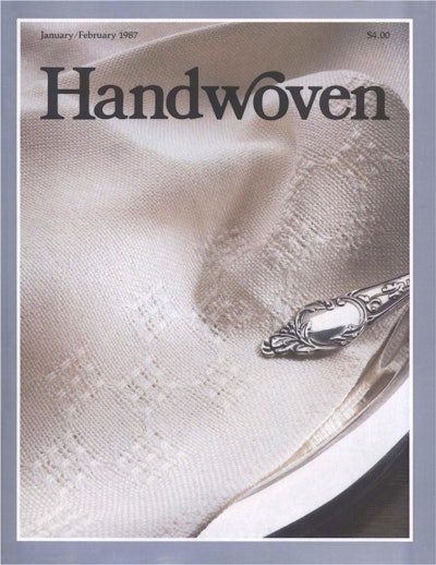 Cover of Handwoven January/February 1987