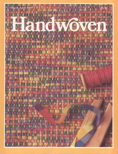 Cover of Handwoven March/April 1987