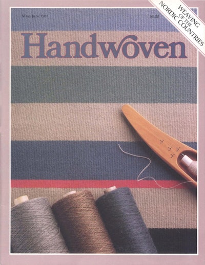 Cover of Handwoven May/June 1987