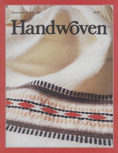 Cover of Handwoven September/October 1987
