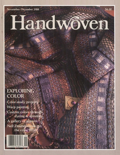 Cover of Handwoven November/December 1988