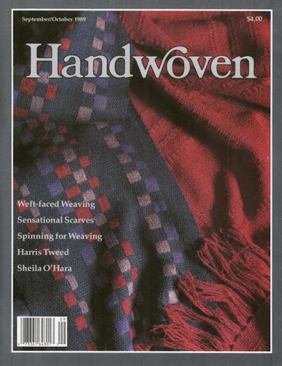 Cover of Handwoven September/October 1989