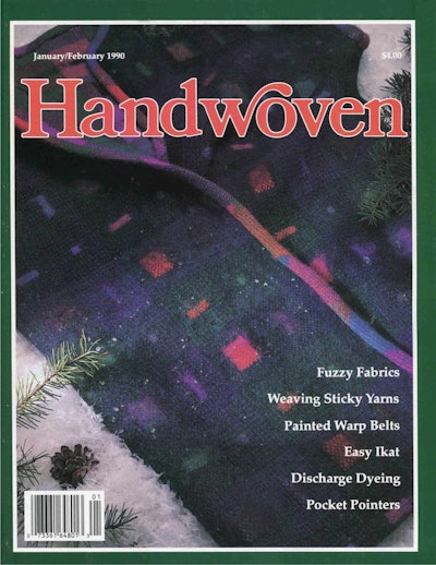 Cover of Handwoven January/February 1990