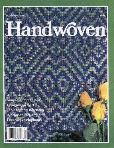 Cover of Handwoven March/April 1990
