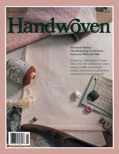 Cover of Handwoven May/June 1990