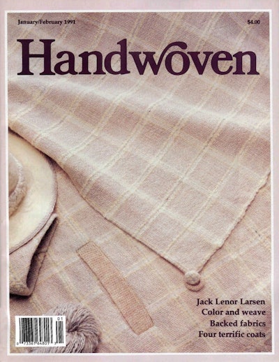 Cover of Handwoven January/February 1991