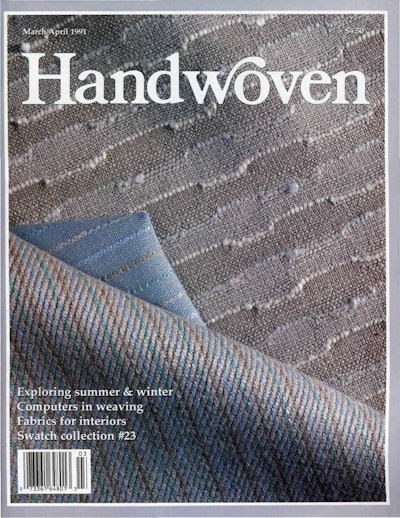 Cover of Handwoven March/April 1991