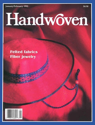 Cover of Handwoven January/February 1992