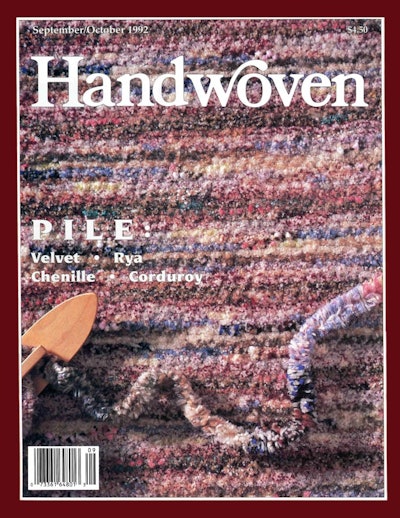 Cover of Handwoven September/October 1992