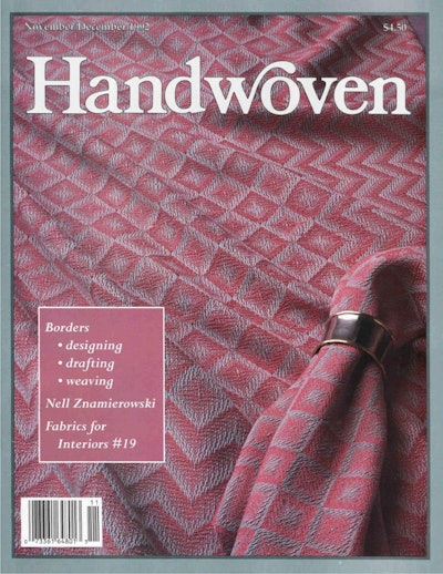Cover of Handwoven November/December 1992