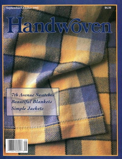 Cover of Handwoven September/October 1993