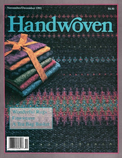 Cover of Handwoven November/December 1993