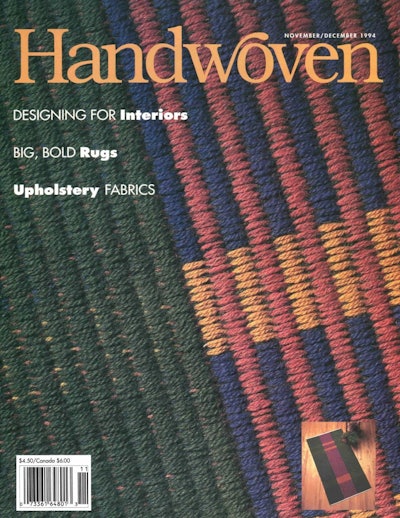Cover of Handwoven November/December 1994