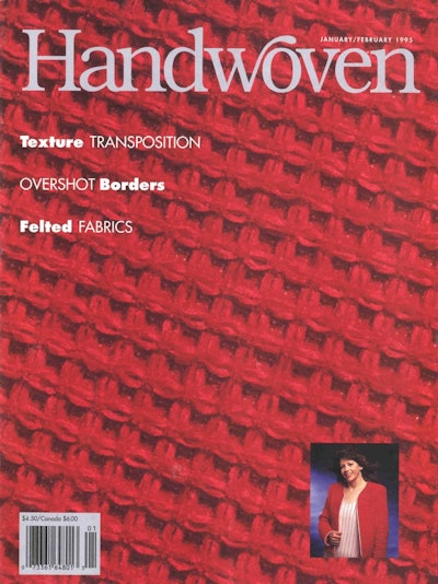 Cover of Handwoven January/February 1995