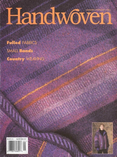 Cover of Handwoven January/February 1996