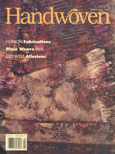 Cover of Handwoven March/April 1996