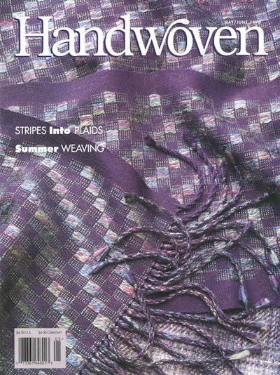 Cover of Handwoven May/June 1996
