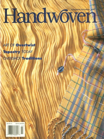 Cover of Handwoven November/December 1996