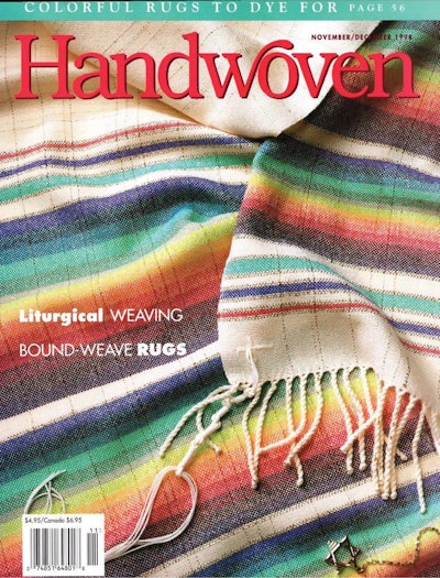 Cover of Handwoven November/December 1998