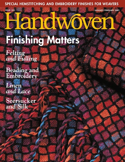 Cover of Handwoven January/February 2001