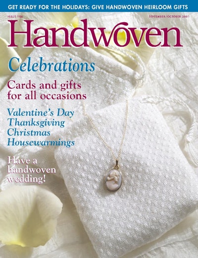 Cover of Handwoven September/October 2001