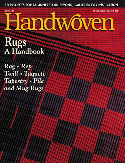 Cover of Handwoven November/December 2001