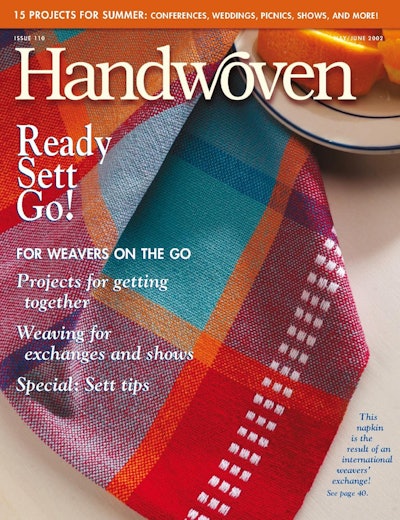 Cover of Handwoven May/June 2002