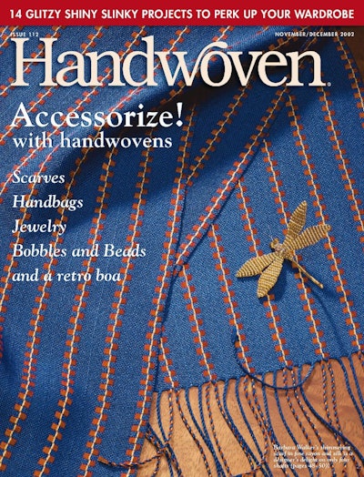 Cover of Handwoven November/December 2002