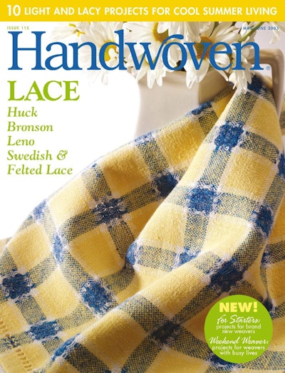 Cover of Handwoven May/June 2003