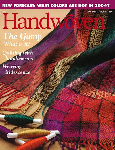Cover of Handwoven January/February 2004