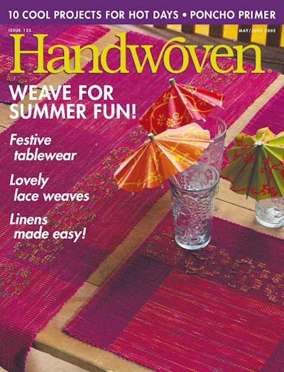 Cover of Handwoven May/June 2005