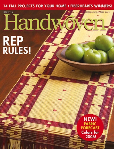 Cover of Handwoven September/October 2005
