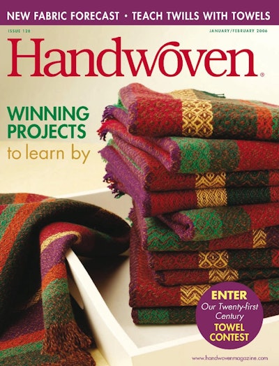 Cover of Handwoven January/February 2006