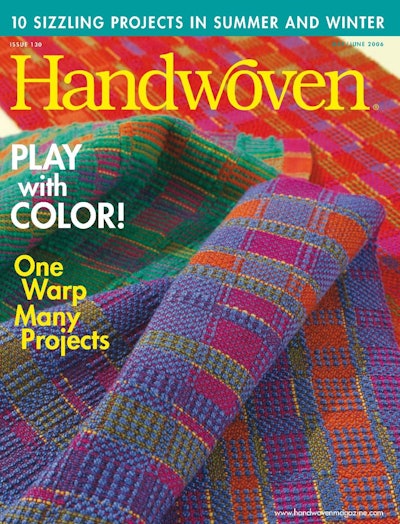 Cover of Handwoven May/June 2006