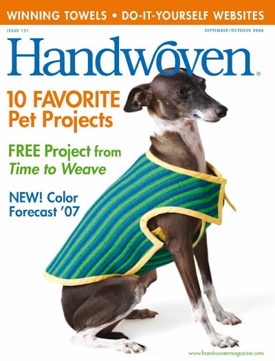 Cover of Handwoven September/October 2006
