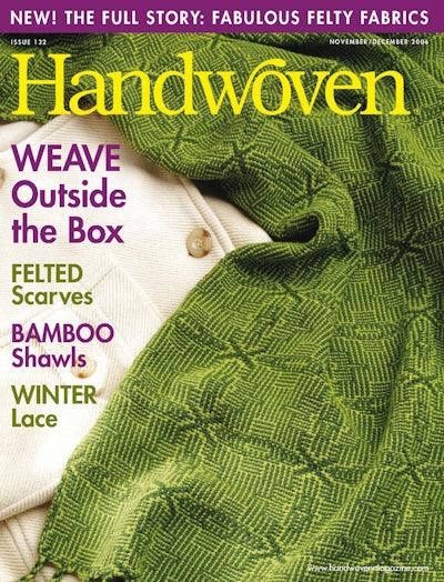 Cover of Handwoven November/December 2006