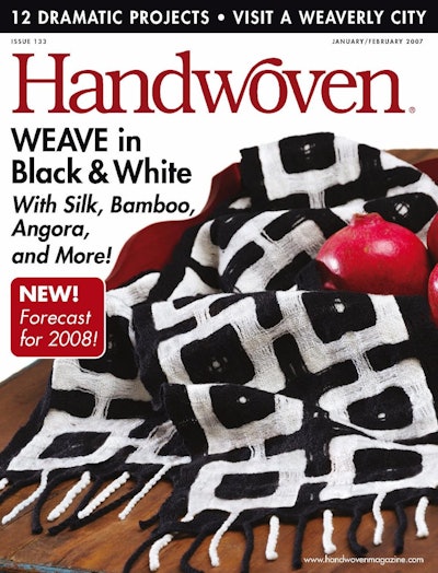 Cover of Handwoven January/February 2007
