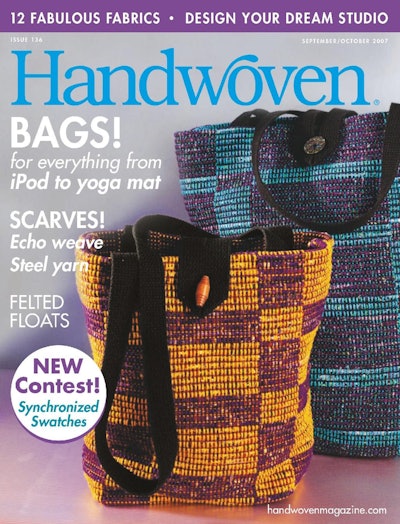 Cover of Handwoven September/October 2007