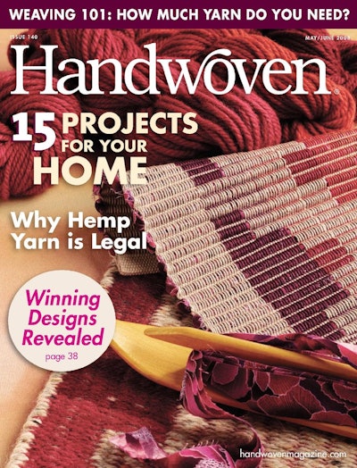 Cover of Handwoven May/June 2008