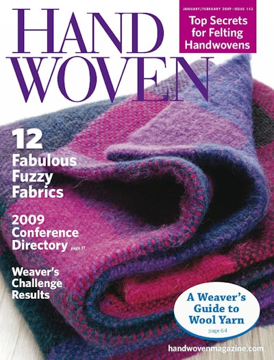 Cover of Handwoven January/February 2009