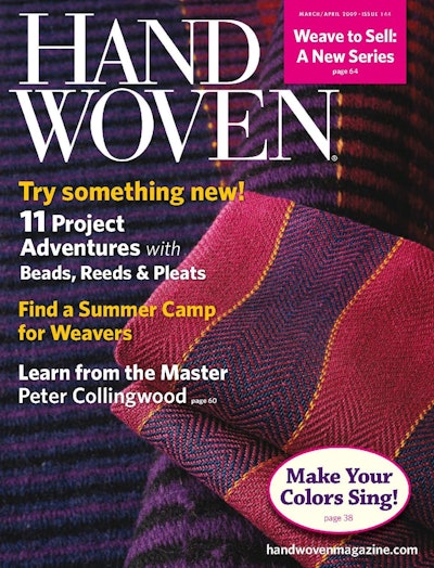 Cover of Handwoven March/April 2009