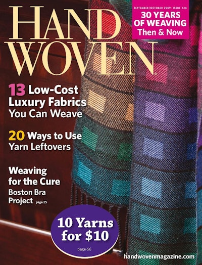 Cover of Handwoven September/October 2009