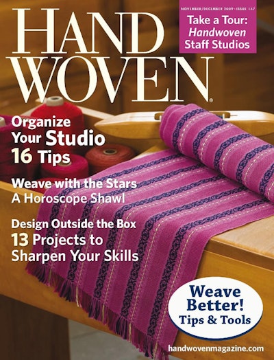 Cover of Handwoven November/December 2009