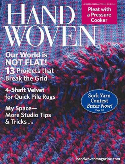 Cover of Handwoven Jan/Feb 2010