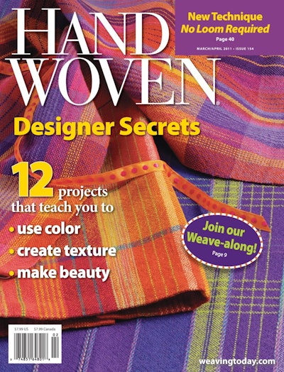 Cover of Handwoven Mar/Apr 2011