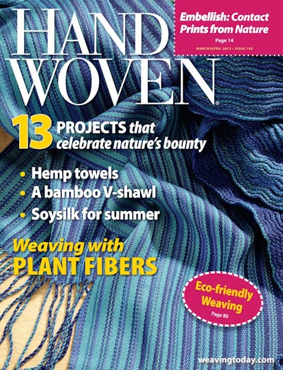 Cover of Handwoven Mar/Apr 2012