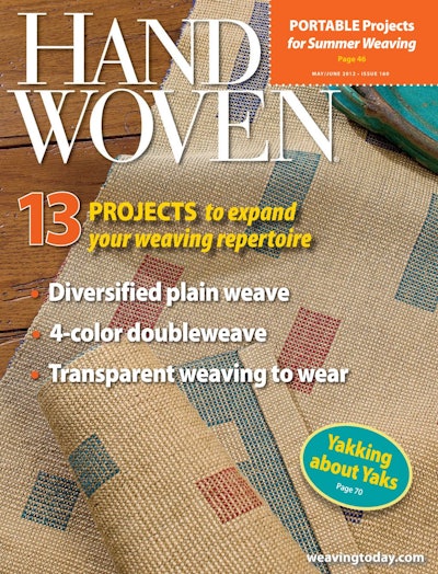 Cover of Handwoven May/June 2012
